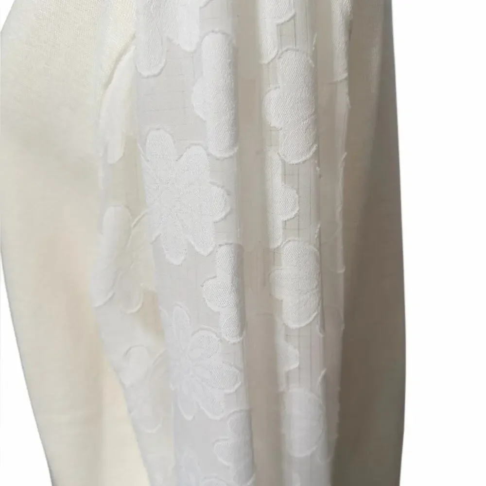 Tommy Hilfiger Cream V-Neck Sweater XL
